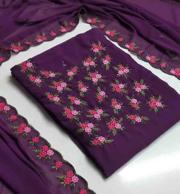 Georgette Churidar Materials Set DC317-04
