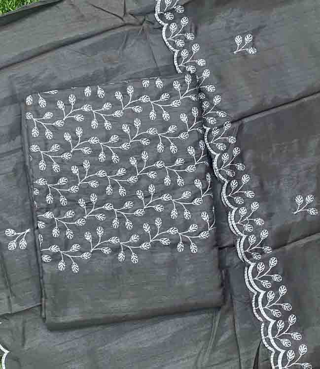 Daily Wear Semi Silk Churidar Materials Set DC320-03