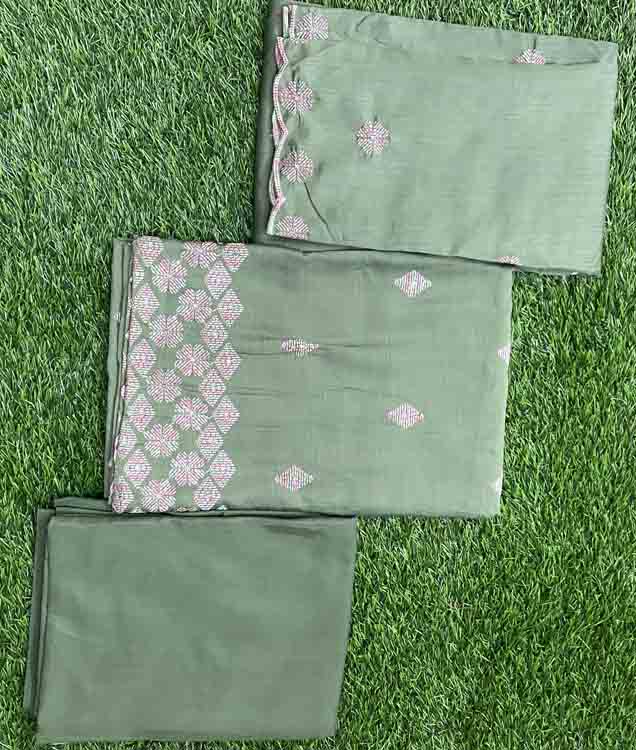 Semi Silk Churidar Materials Set DC325-05