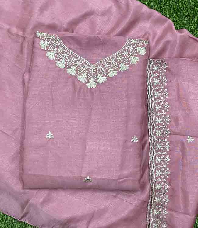 Vichitra Silk Churidar Materials Set DC312-01