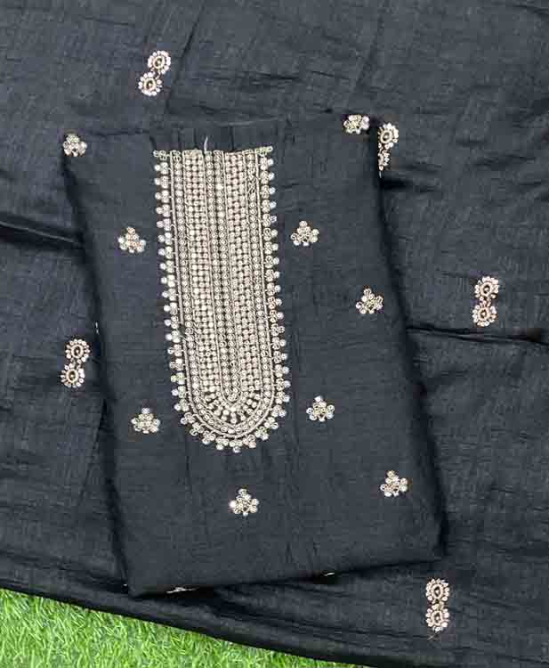 Vichitra Silk Churidar Materials Set DC312-07