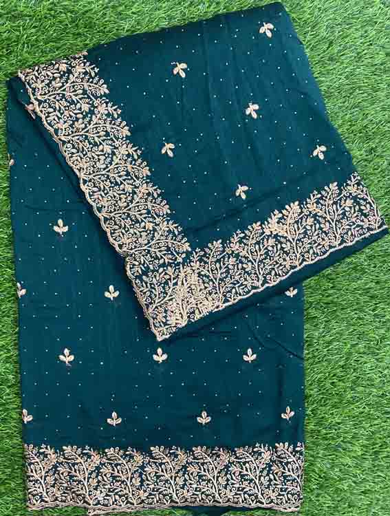 Vichitra Silk Party Wear Saree DS437-04