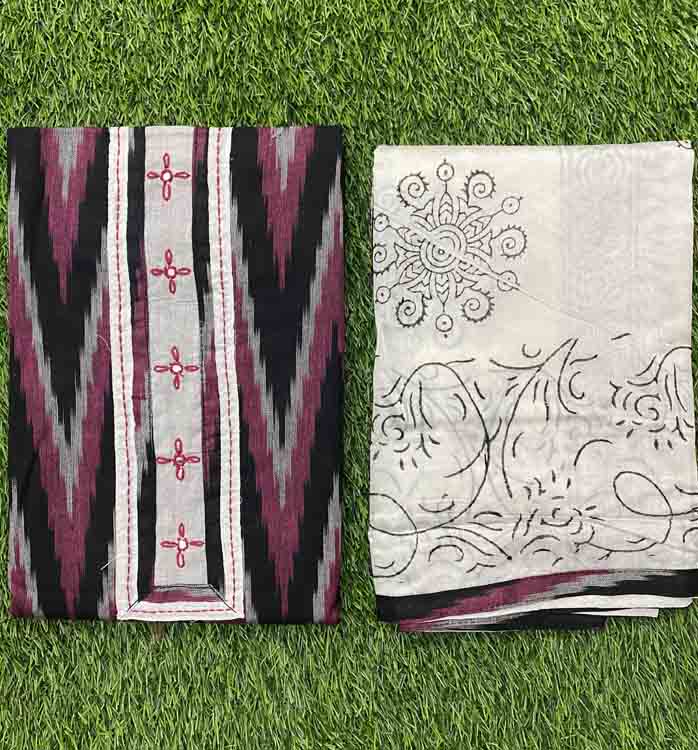 Unstitched Cotton Churidar Materials Set DC347-08