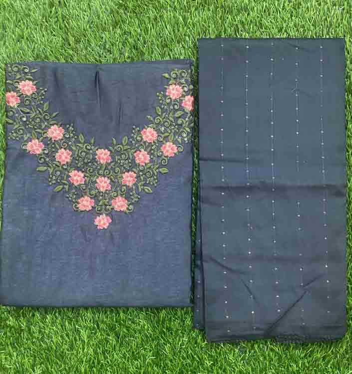 Daily Wear Semi Silk Churidar Materials Set DC336-04