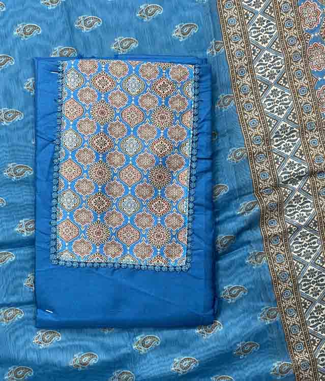 Unstitched Semi Silk Churidar Materials DC346-01