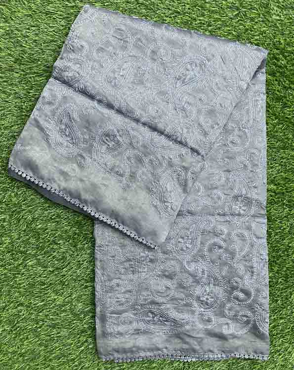 Embroidered Tissue Silk Saree DS458-05