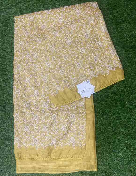Embroidered Net Kota Silk Saree DS467-04