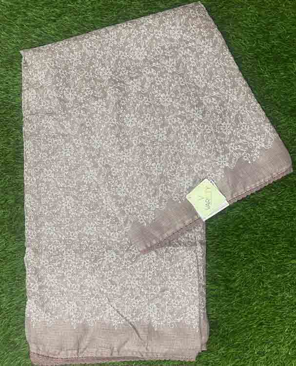 Embroidered Net Kota Silk Saree DS467-06