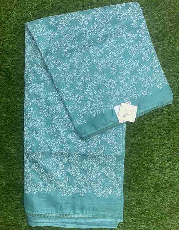 Embroidered Net Kota Silk Saree DS467-12