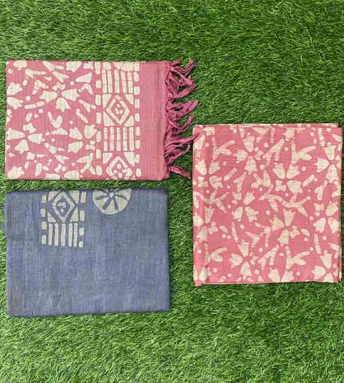 Semi Tussar Churidar Materials Set DC362-05