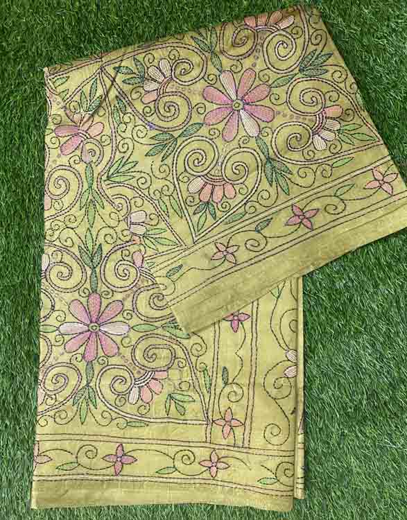 semi-tussar-kantha-work-saree-ds459-12