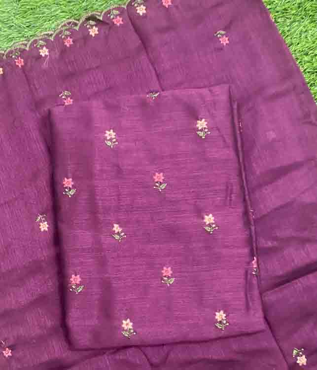 Vichitra Silk Churidar Materials Set DC334-11