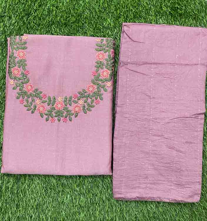 Vichitra Silk Churidar Materials Set DC340-02
