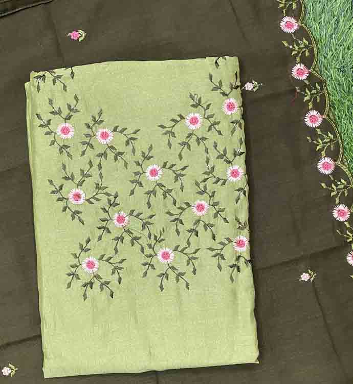 Vichitra Silk Churidar Materials DC342-03