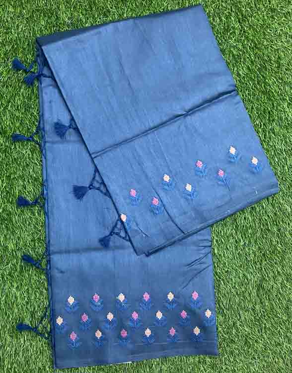 Embroidered Art Silk Saree DS474-03