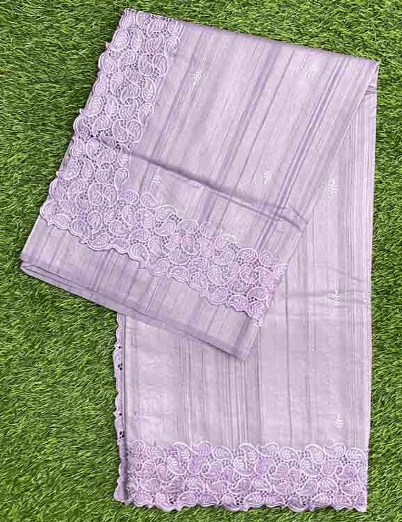 Matka Silk Saree with Cut Work Embroidery DS492-03