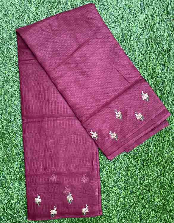Embroidered Net Kota Saree DS491-05
