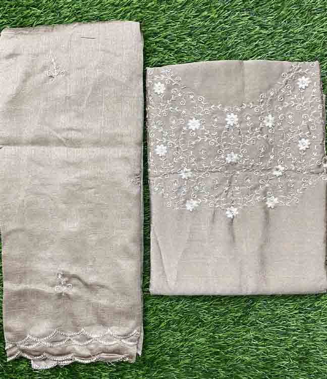 Unstitched Vichitra Silk Churidar Materials Set DC373-06