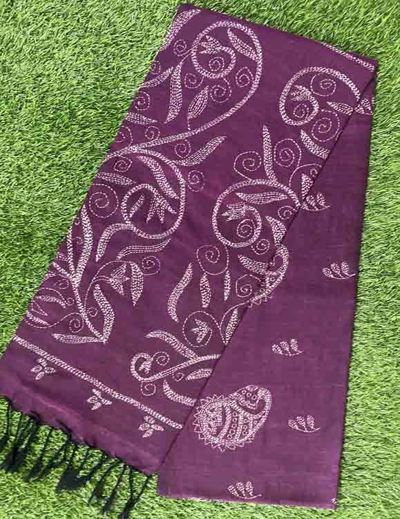 Cotton Kantha Work Saree DS498-15
