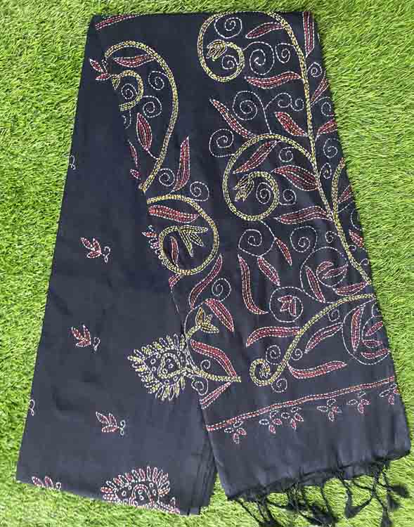 Cotton Kantha Work Saree DS498-17
