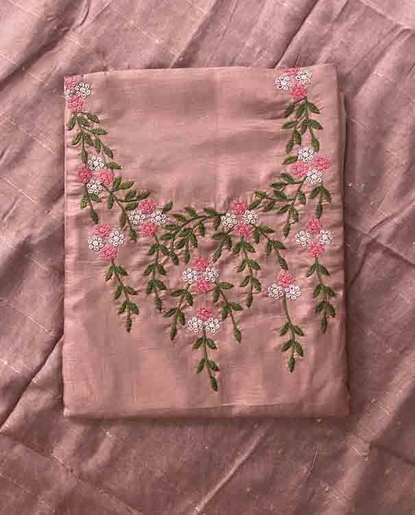 Daily Wear Semi Silk Churidar Materials Set DC389-05