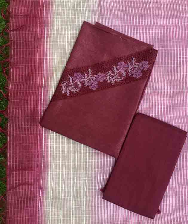 Unstitched Semi Silk Churidar Materials Set DC405-01