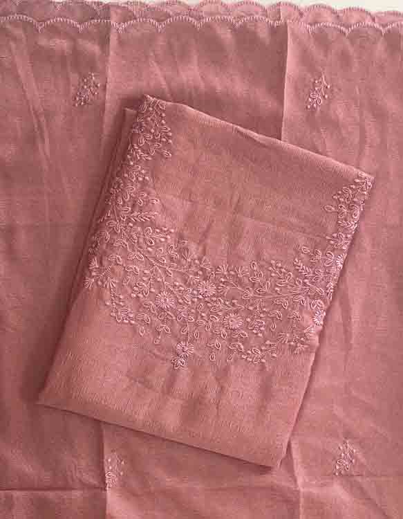 Unstitched Vichitra Silk Churidar Materials Set DC408-02