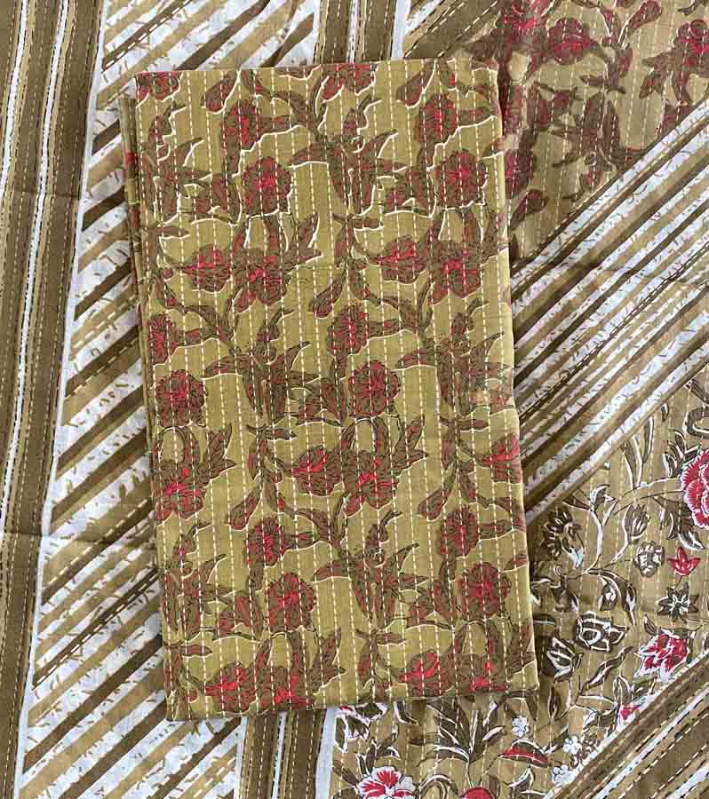 Unstitched Blended Cotton Churidar Set DC436-06