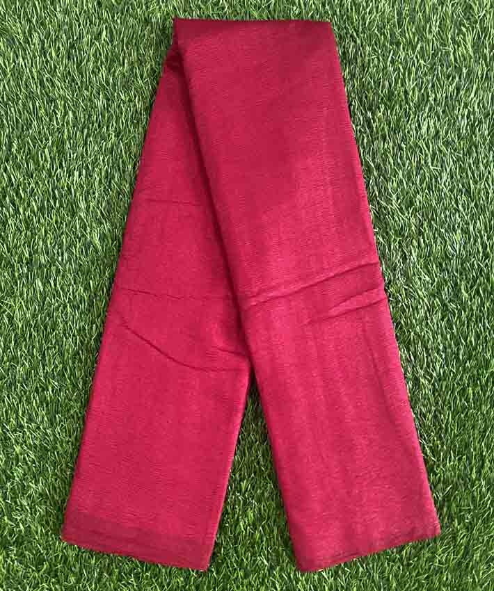 Plain Crushed Vichitra Silk Saree DS523-03