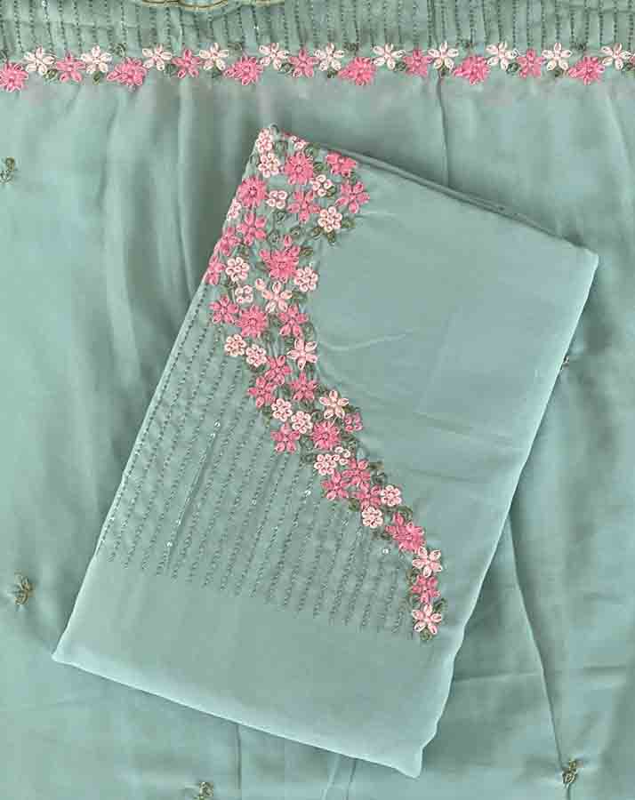 Unstitched Georgette Churidar Materials Set DC440-01