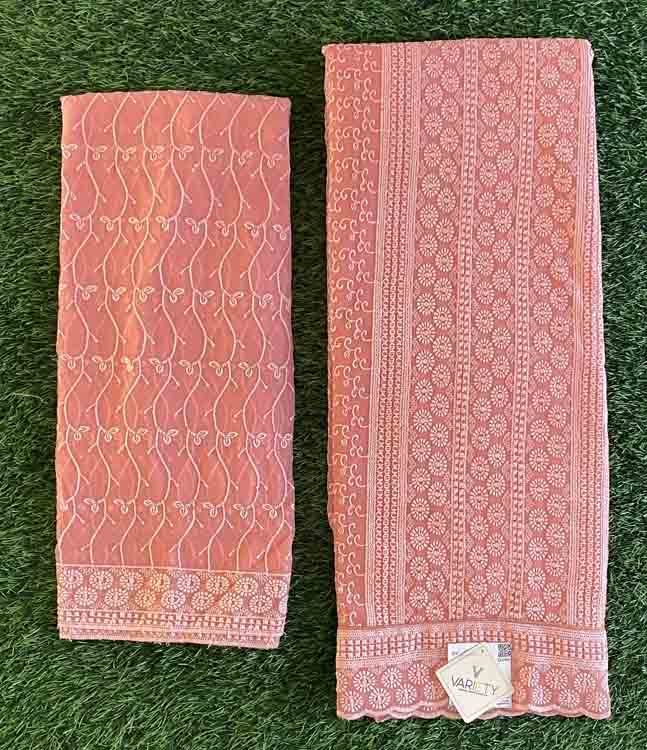 Embroidered Georgette Churidar Materials Set DC421-05