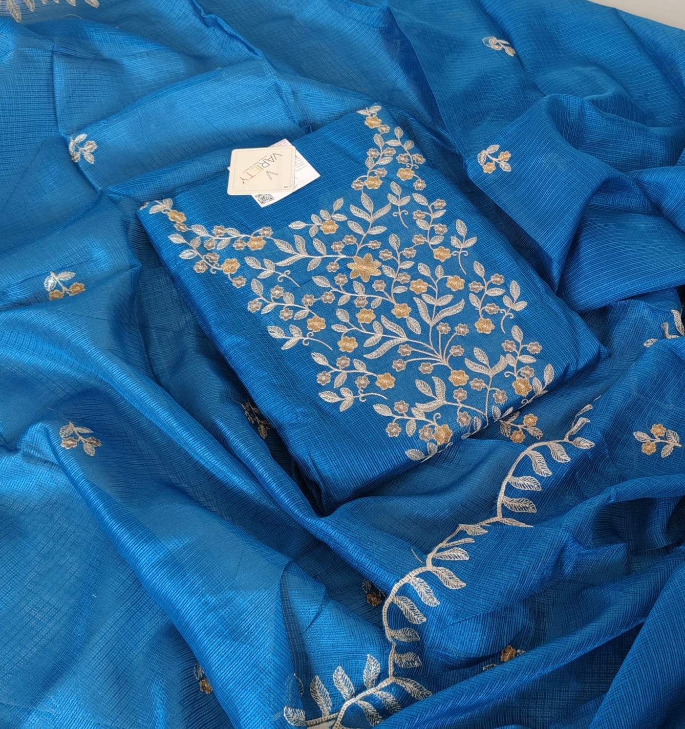 Unstitched Net Kota Churidar Set DC427-01
