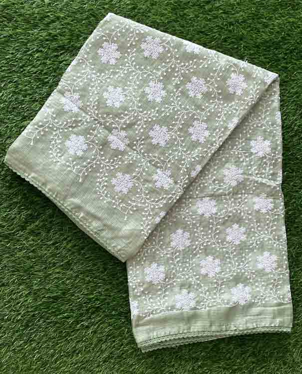 Embroidered Net Kota Saree DS514-05