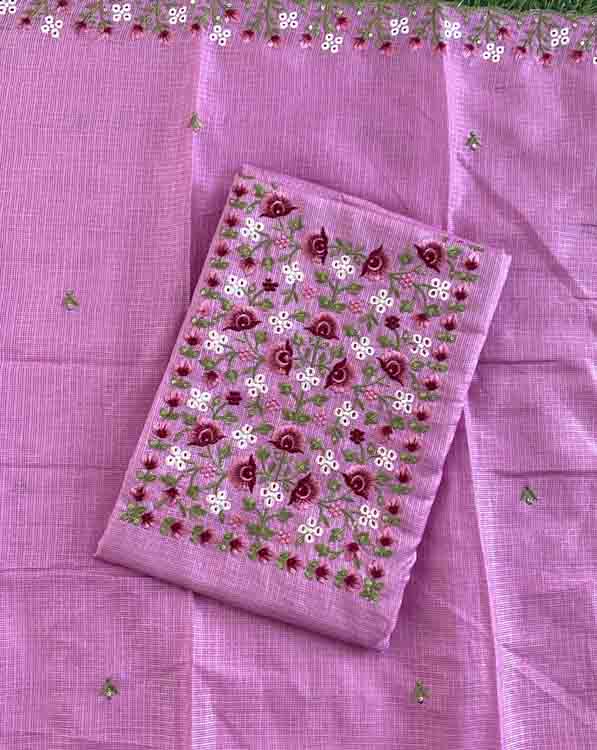 Unstitched Net Kota Churidar Materials Set DC416-04