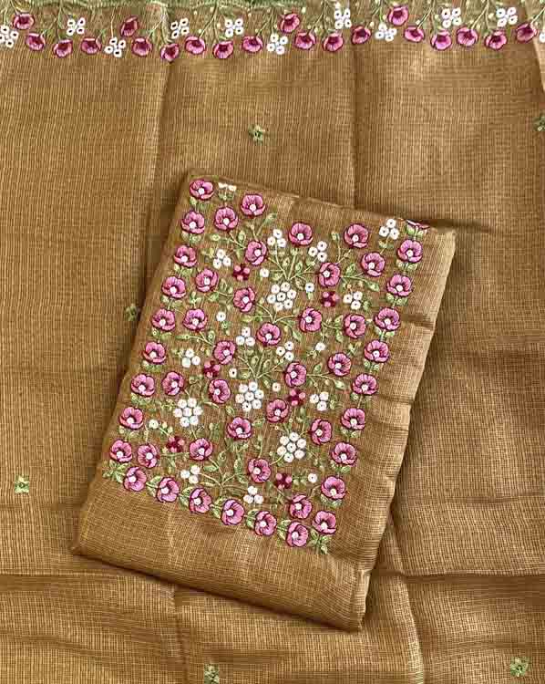 Unstitched Net Kota Churidar Materials Set DC416-06