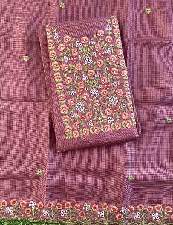 Unstitched Net Kota Churidar Materials Set DC416-08