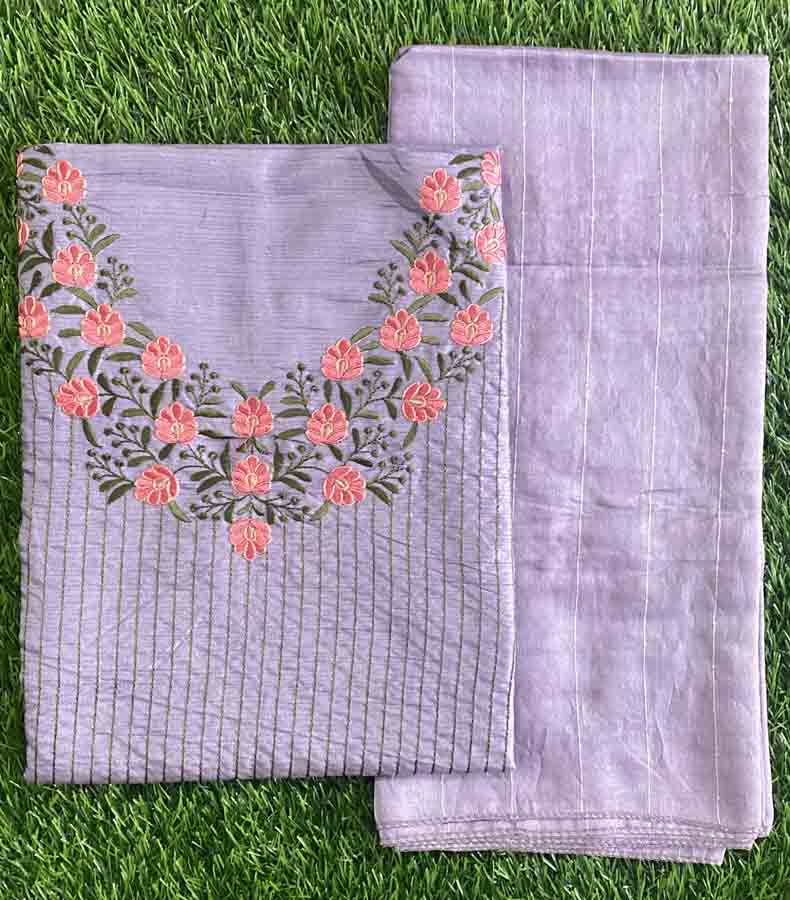 Unstitched Semi Silk Churidar Set DC426-05