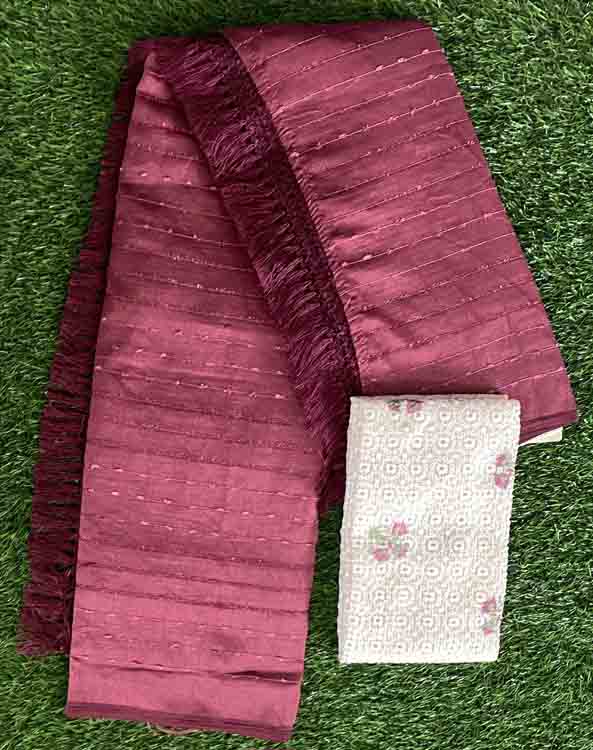 Vichitra Silk Saree with Blouse DS515-11