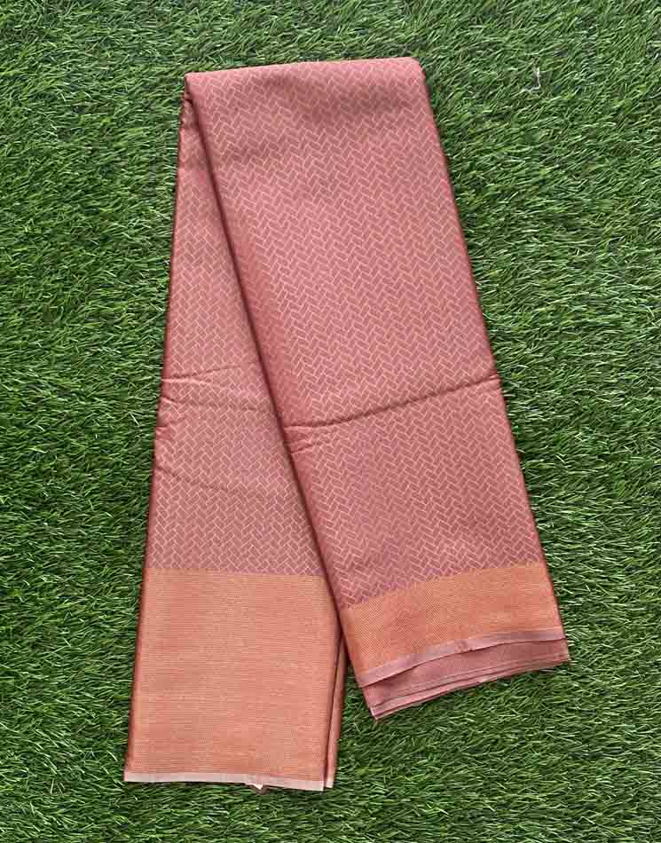 Semi Silk Brocade Saree DS549-02