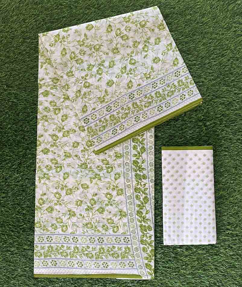 Floral Print Cotton Saree DS552-05