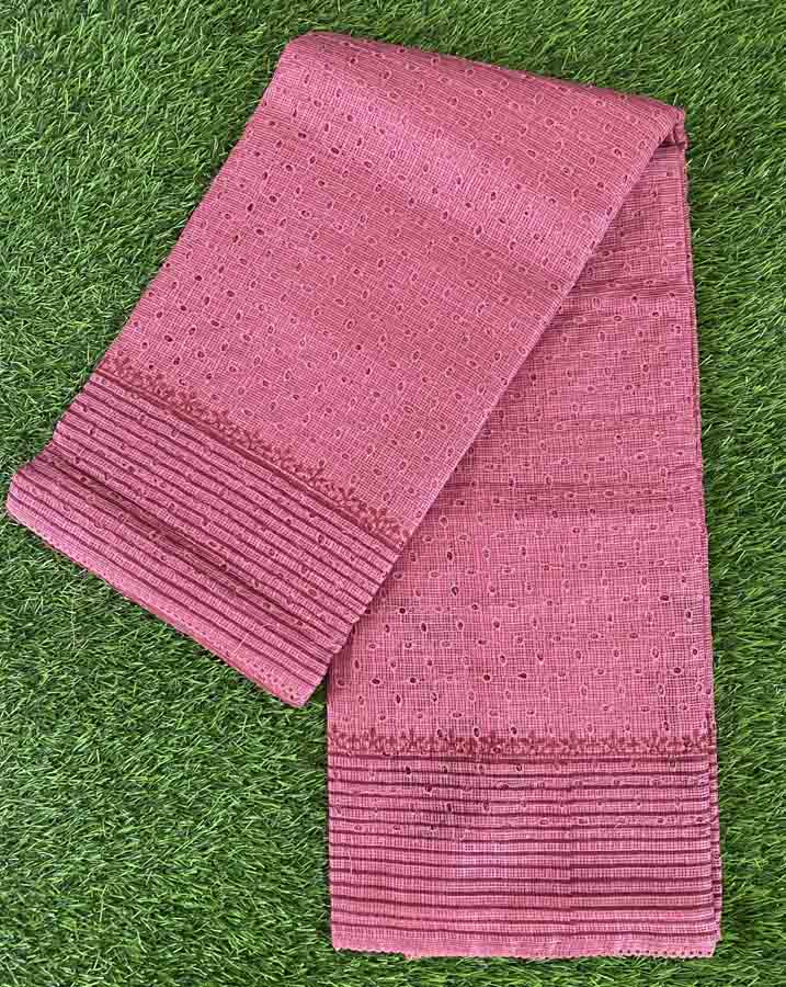 Silky Kota Saree with Hakoba Work Embroidery DS535-06