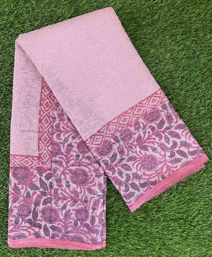 Silky Kota Saree with Phulkari Work Embroidery DS647-04