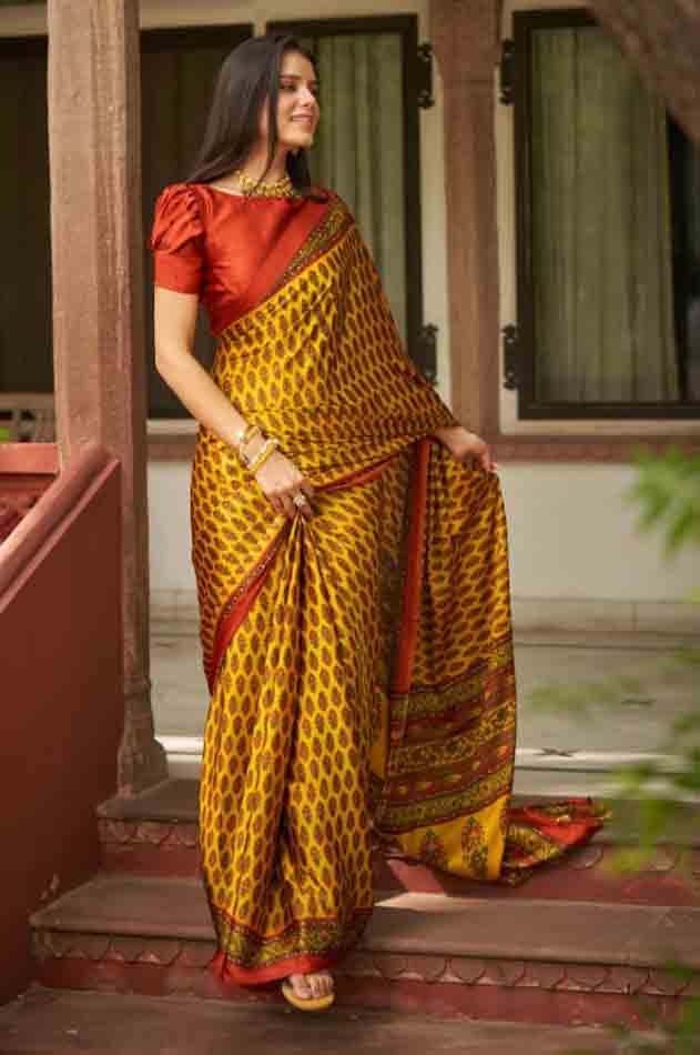 Semi Modal Silk Saree DS547-07
