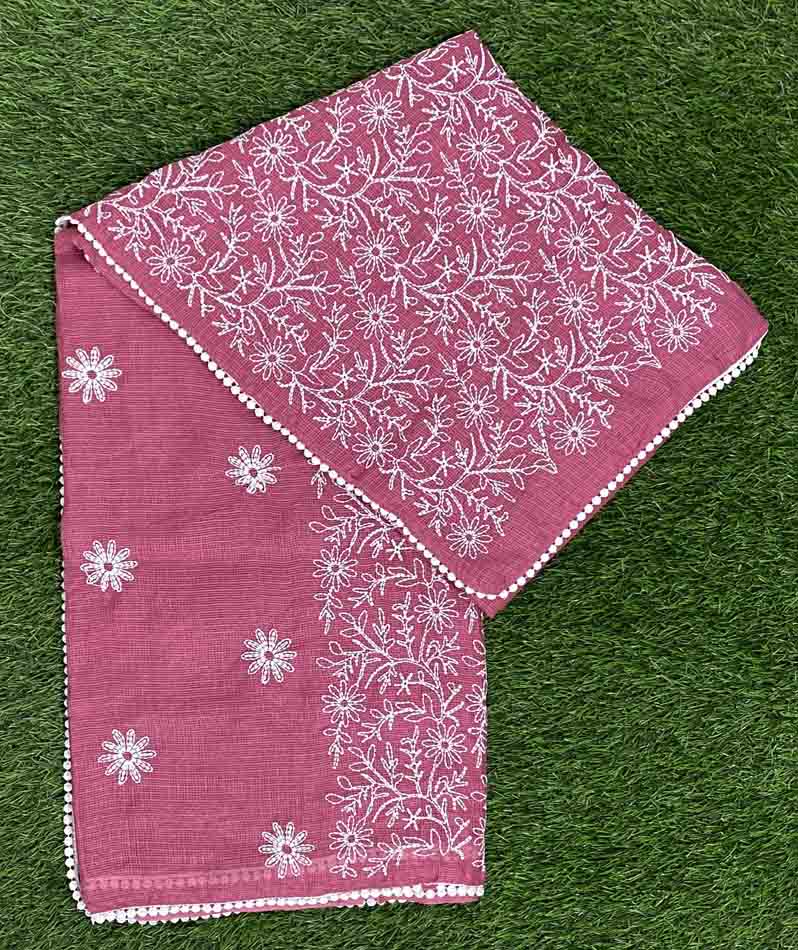 Silky Kota Saree with Embroidery DS546-01