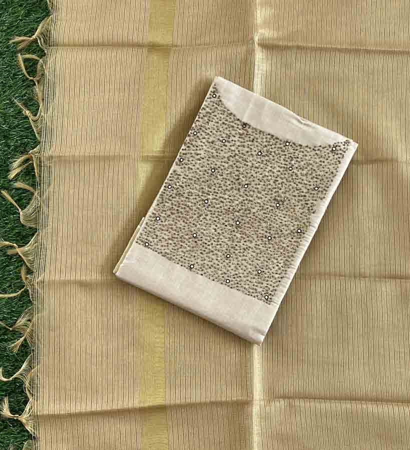 Unstitched Churidar Materials Set – DC447-01