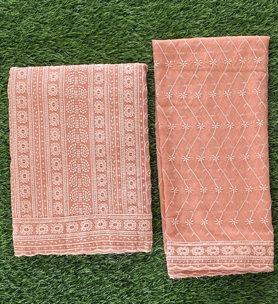 Georgette Churidar Set with Embroidery DC560-05