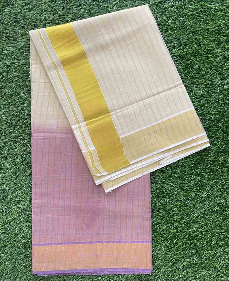 Kerala Set Saree (Tissue Silk Saree) DS557-05