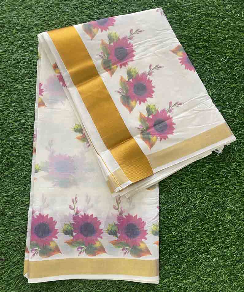Kerala Set Saree (Cotton Saree) DS557-15