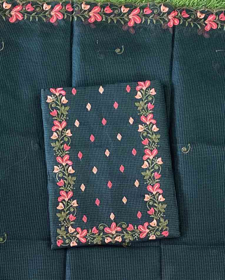 Unstitched Net Kota Churidar Materials Set DC471-01