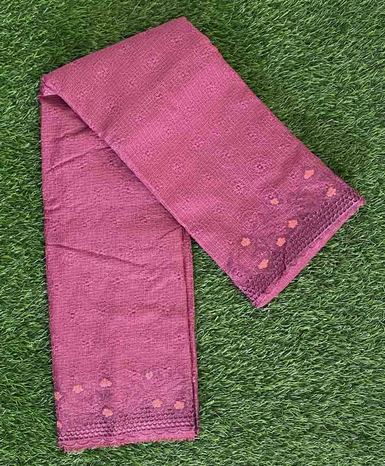 Phulkari Net Kota Cut-work Saree DS647-08